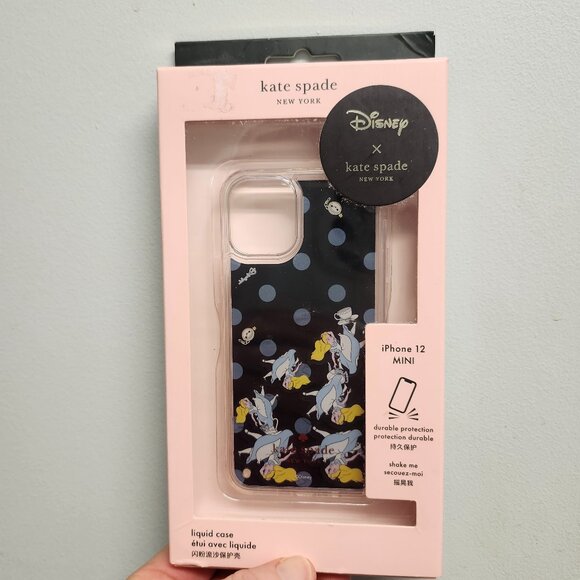 Kate Spade X Disney Alice in Wonderland iPhone 12 Mini Liquid case cover - Picture 1 of 1